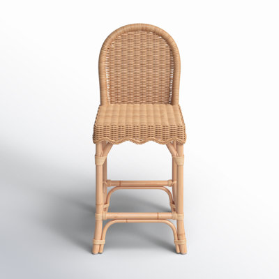 Parksley rattan and woven counter stool discount
